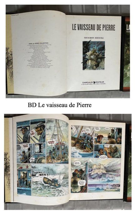 2 Albums, Bd Le vaisseau de pierre et La croisière des oubliés, Histoires fantastiques, Dargaud