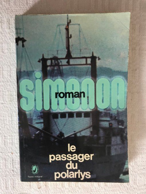 2 Livres de poche de collection ! Les vacances de Maigret et Le passager du polarlys,  Simenon