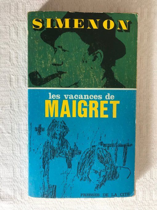 2 Livres de poche de collection ! Les vacances de Maigret et Le passager du polarlys,  Simenon