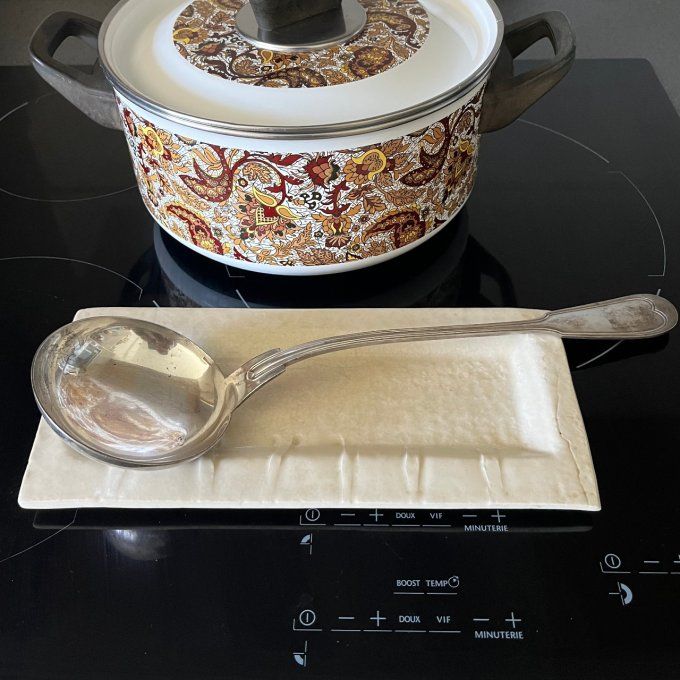 Ancienne Louche Ercuis en Métal Argenté, modèle Filet – Chinon