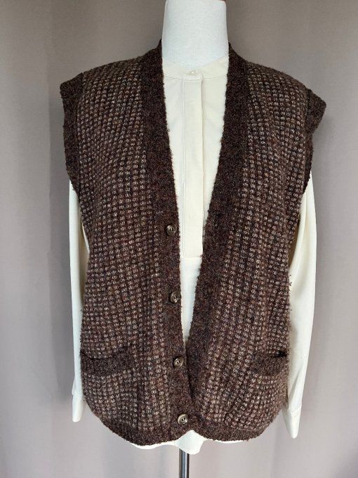 Gilet sans manche, veste Chewitt vintage,  années 70/80