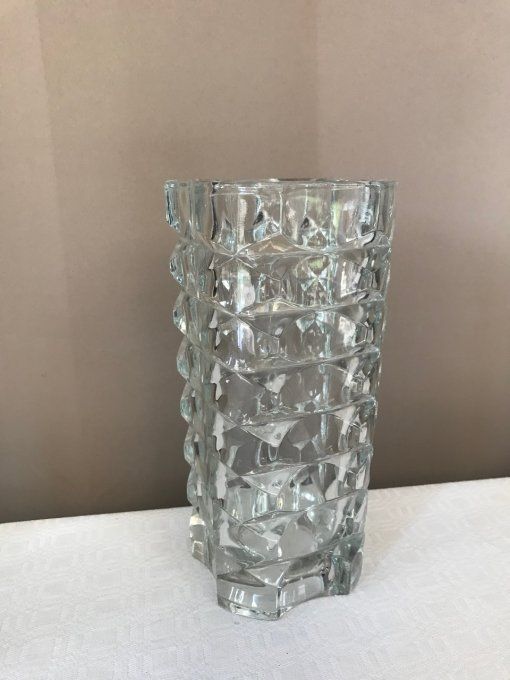 Grand vase en verre iconique “Windsor “  Vintage