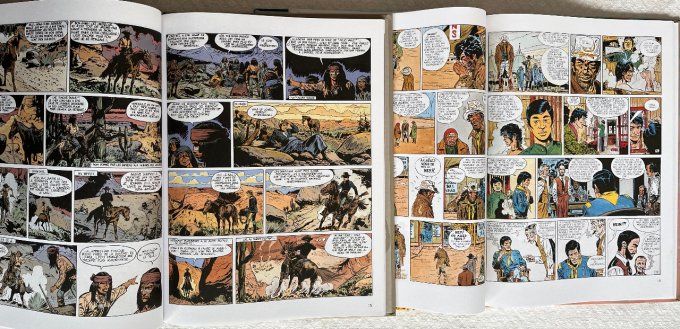 2 BD Blueberry,  Fort Navajo avec poster et Le Cheval de fer, Édition en or