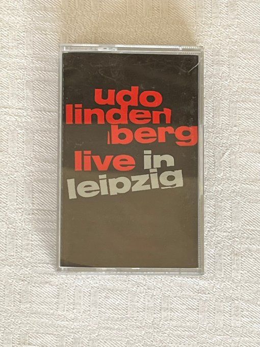 Rare ! Cassette audio vintage Udo Lindenberg Live in Leipzig 1990