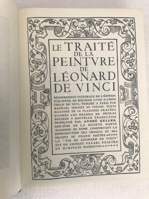 Léonard de Vinci: Le traité de la Peinture, Jean de Bonnot 1977