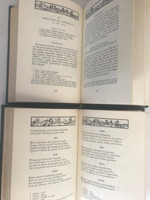 Les oracles de Nostradamus, Tome 1 et 2, éditions Jean de Bonnot