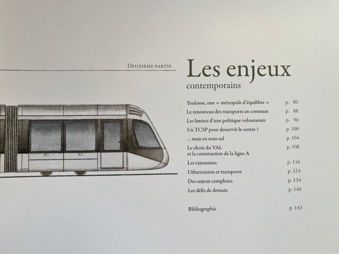 Livre à découvrir !  150 ans de transports publics à Toulouse