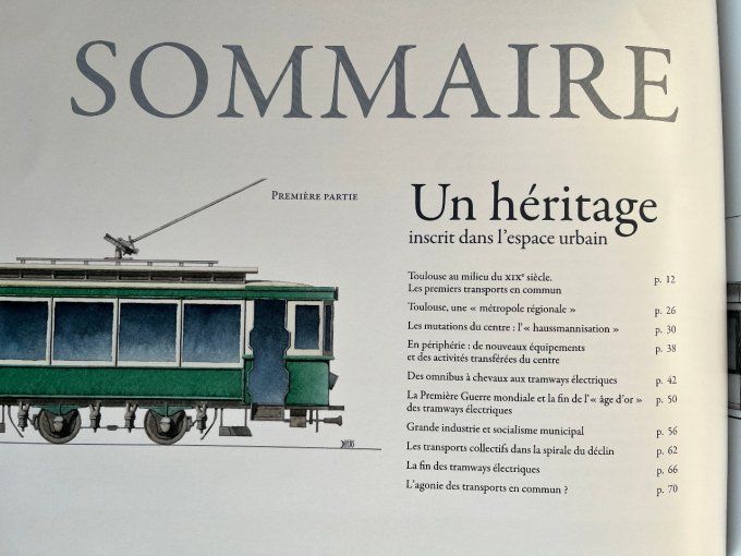 Livre à découvrir !  150 ans de transports publics à Toulouse