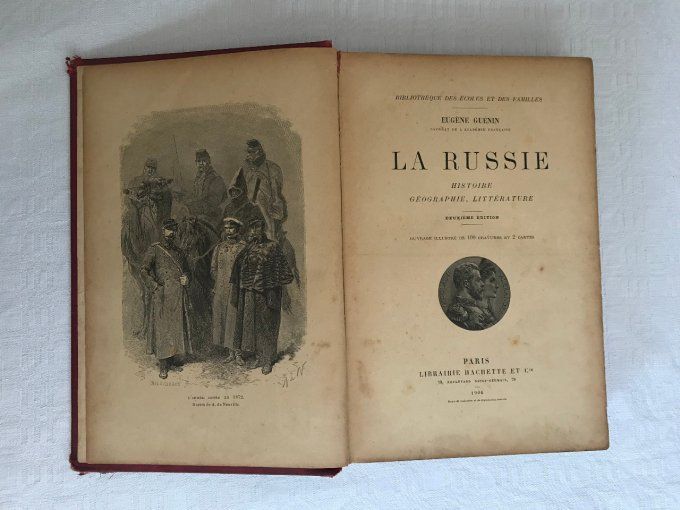 Livre La Russie, histoire, géographie, Littérature, Eugène GUENIN, 1906