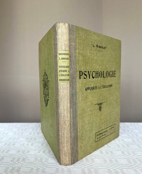 Livre Psychologie appliquée à l'éducation, L. Riboulet, 1940