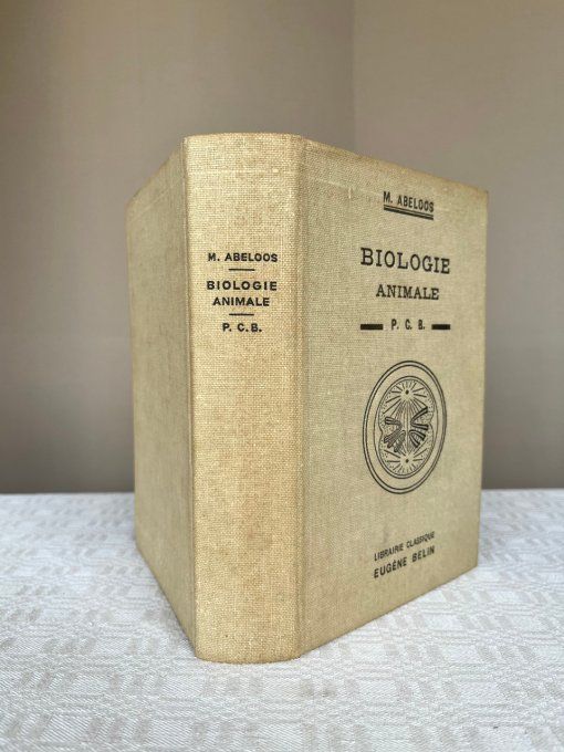 Livre scolaire, Biologie animale, à l'usage des candidats au P. C. B. Marcel Abeloos, 1963