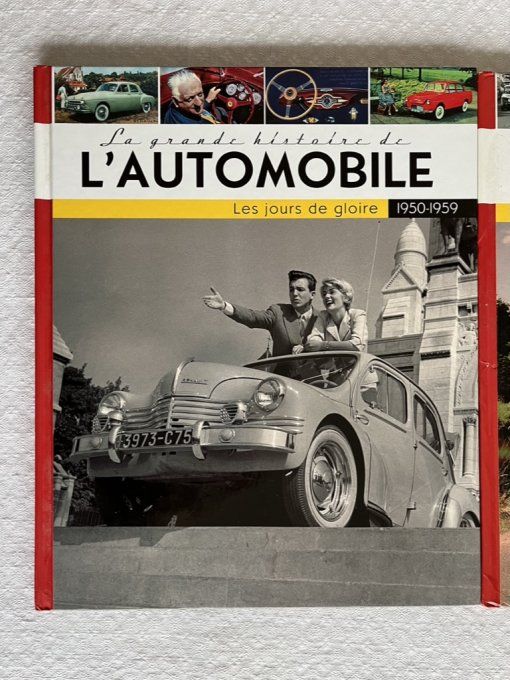 Lot de 3 livres, La grande histoire de l'automobile, de 1950 à 1979