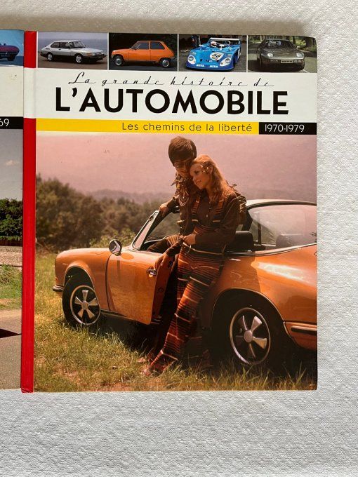 Lot de 3 livres, La grande histoire de l'automobile, de 1950 à 1979