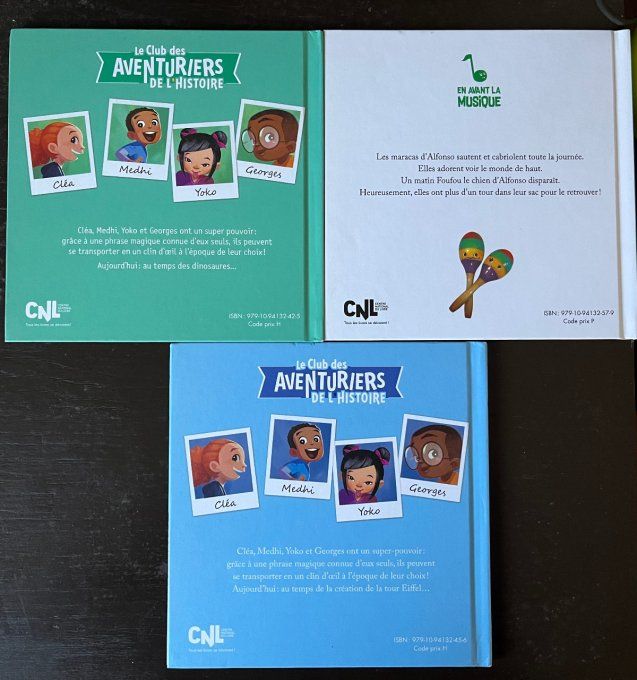 Lot de 9 livres enfant, Hachette, CNL