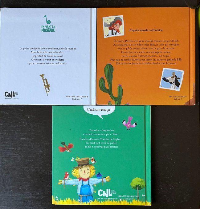 Lot de 9 livres enfant, Hachette, CNL