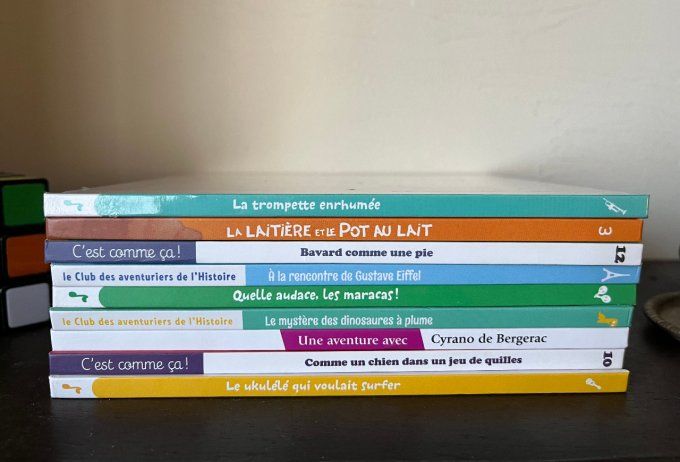 Lot de 9 livres enfant, Hachette, CNL