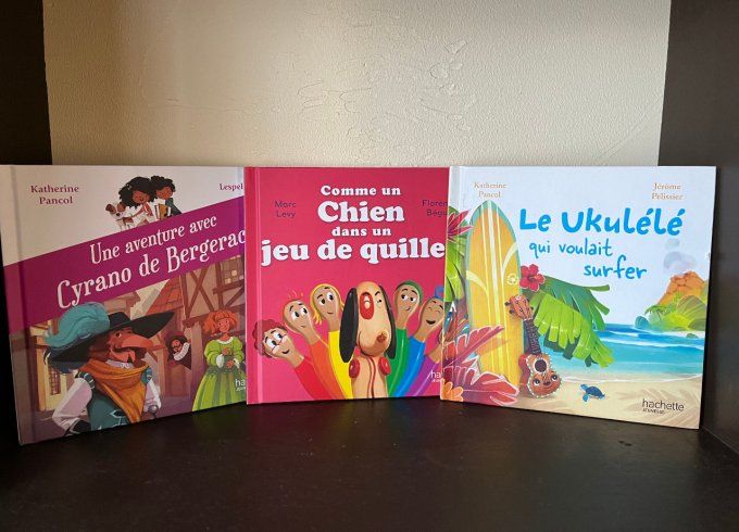 Lot de 9 livres enfant, Hachette, CNL