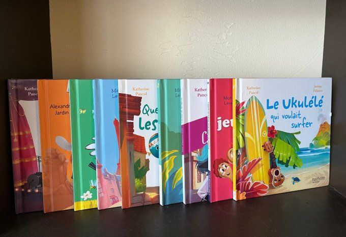 Lot de 9 livres enfant, Hachette, CNL