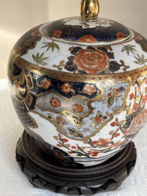 Pot à thé / à gingembre style Imari, produit en chine