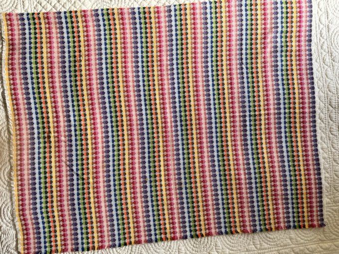 Tissu multicolore épais, pour nappe, tapis enfant, création Dy ou recouvrir votre canapé