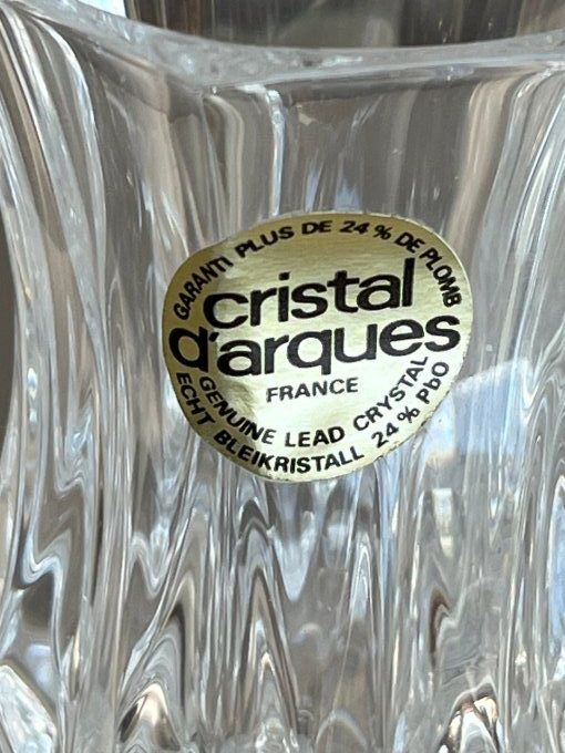 2 minis vases en cristal d'Arques, Neufs